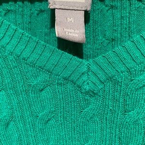 Grass green sweater